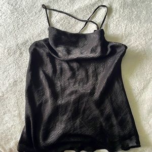 Black tank top